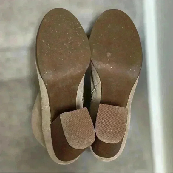 Jeffery Campbell Hanger Suede Ankle Zipper Boots | Tan | Women’s Size 10 - Picture 10 of 12